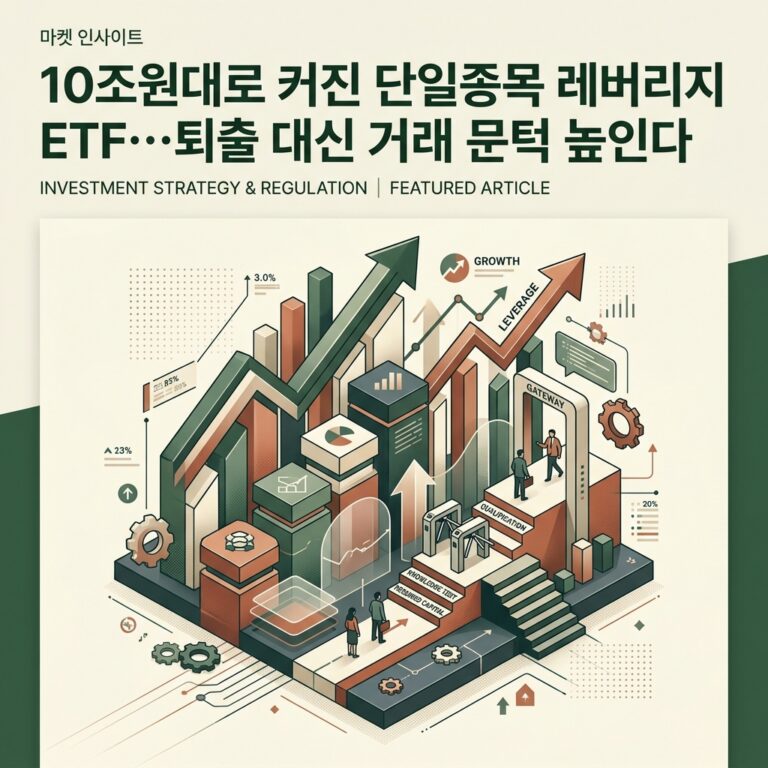 ai thumbnail branding 10조원대로 커진 단일종목 레버리지 ETF…퇴출 대신 거래 문턱 높인다 1787187335