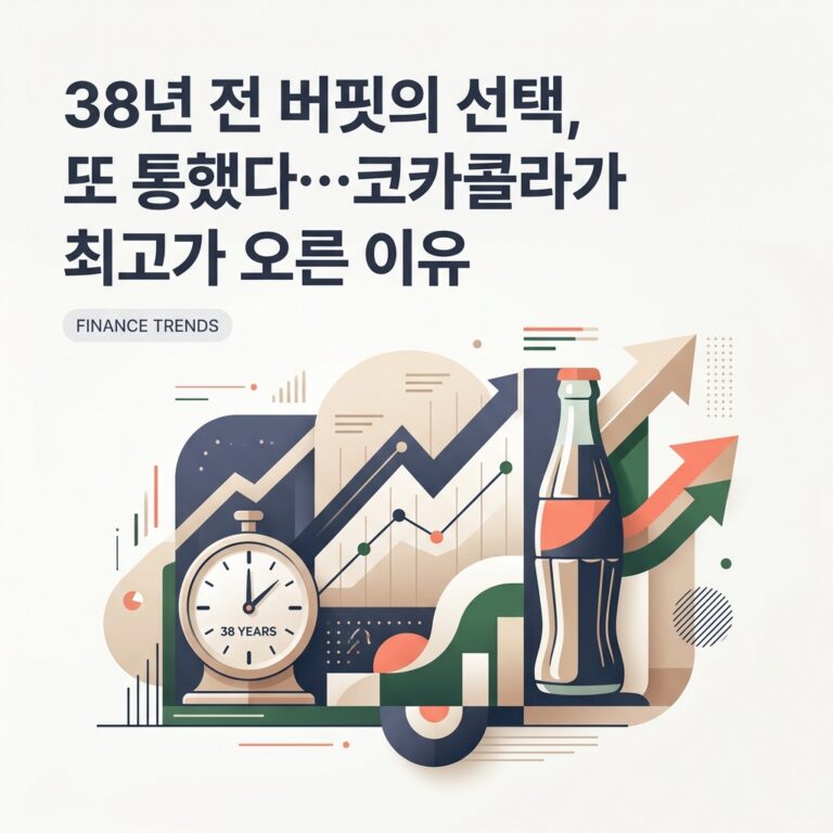 ai thumbnail branding 38년 전 버핏의 선택 또 통했다…코카콜라가 최고가 오른 이유 1787187198