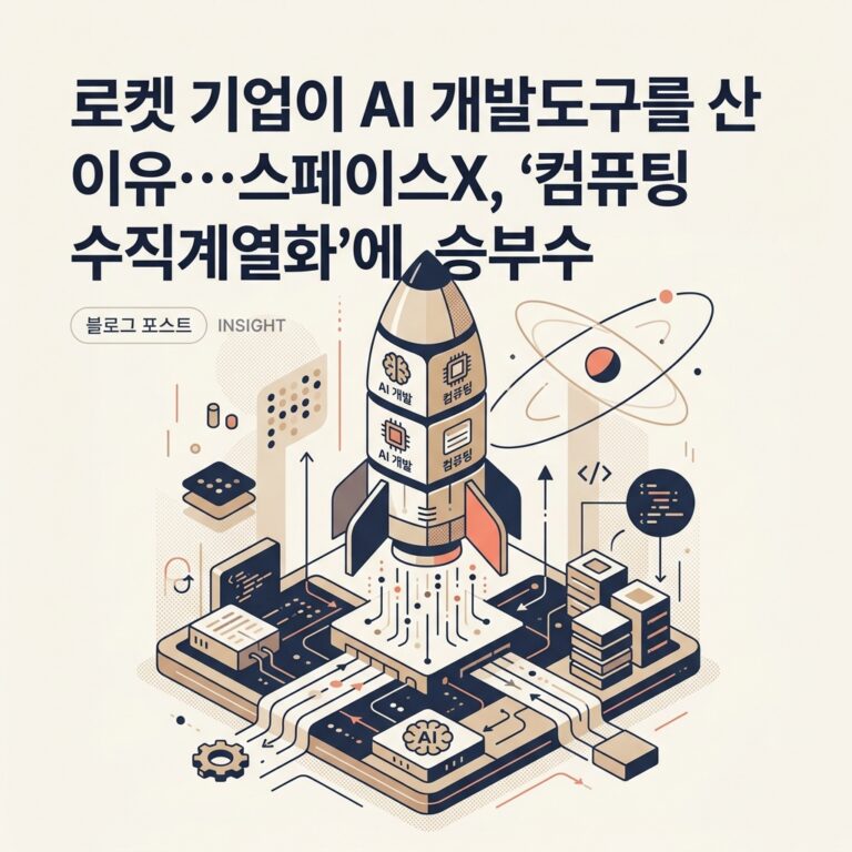 ai thumbnail branding 로켓 기업이 AI 개발도구를 산 이유…스페이스X ‘컴퓨팅 수직계열화에 승부수 1787186891