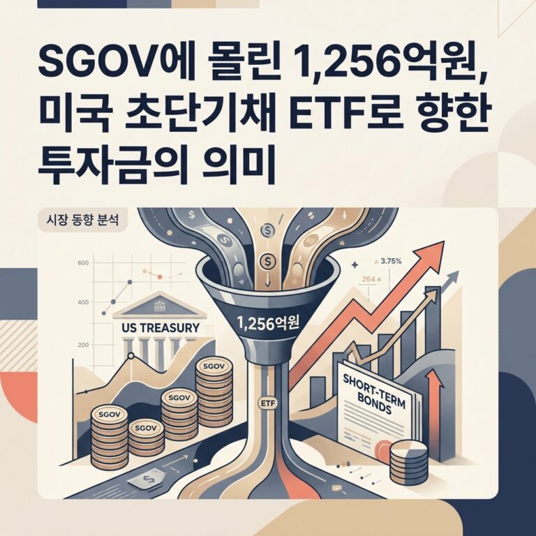 ai thumbnail branding SGOV에 몰린 1256억원 미국 초단기채 ETF로 향한 투자금의 의미 1788789423