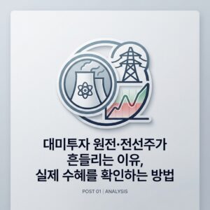ai thumbnail minimal 대미투자 원전·전선주가 흔들리는 이유 실제 수혜를 확인하는 방법 1789970934