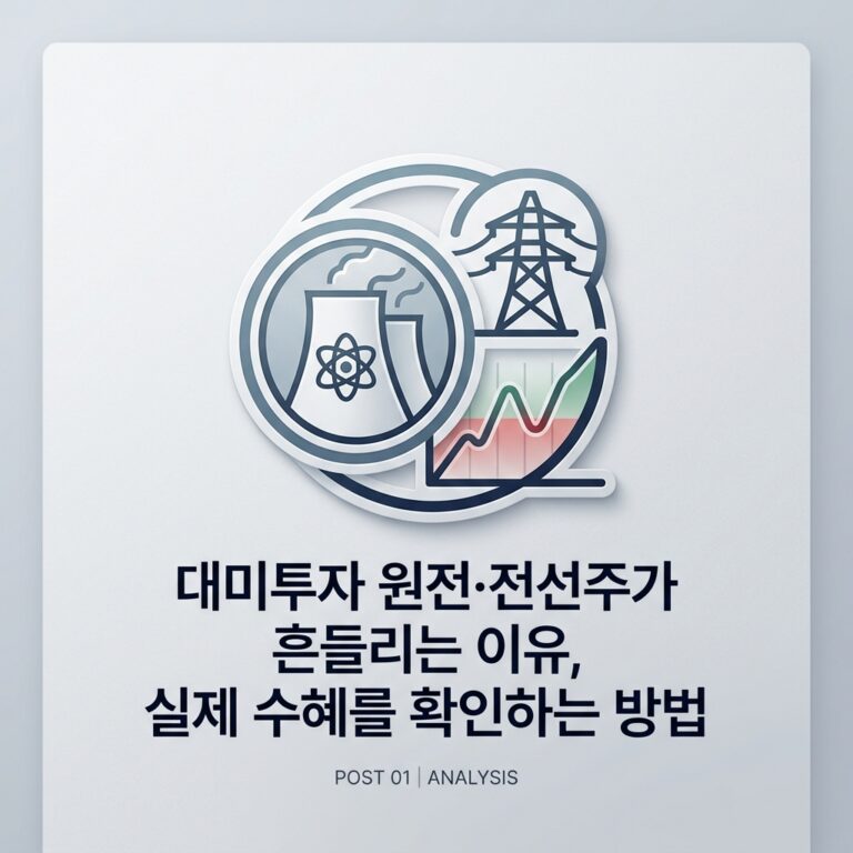 ai thumbnail minimal 대미투자 원전·전선주가 흔들리는 이유 실제 수혜를 확인하는 방법 1789970934