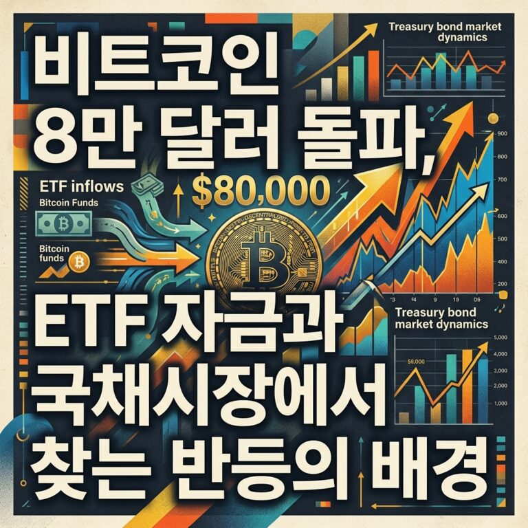 ai thumbnail poster 비트코인 8만 달러 돌파 ETF 자금과 국채시장에서 찾는 반등의 배경 1789709356