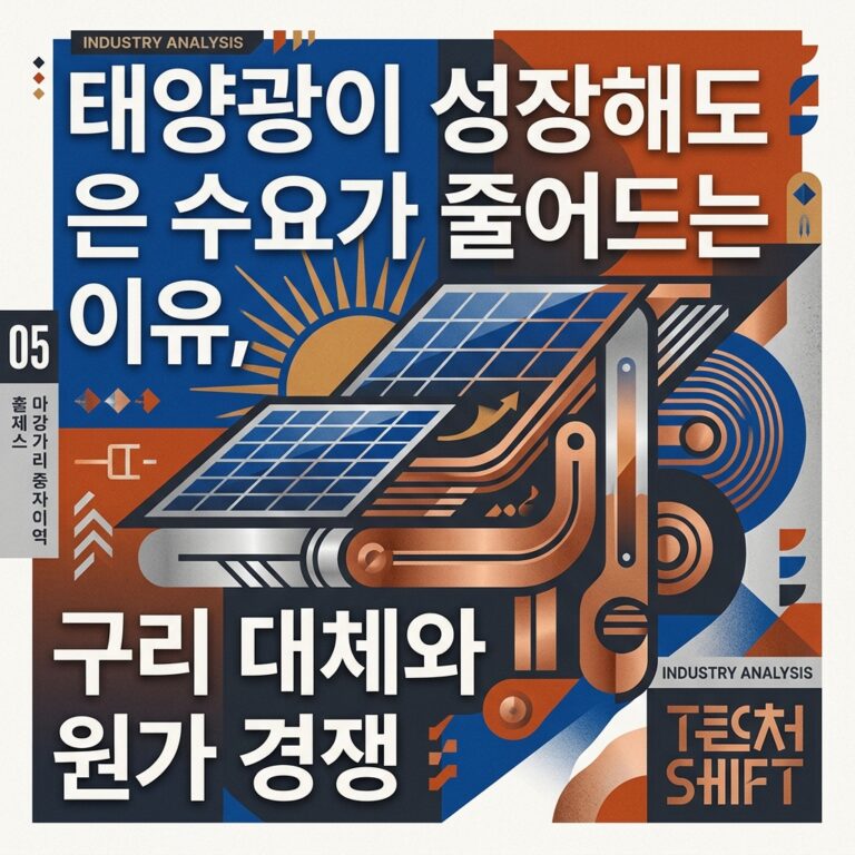 ai thumbnail poster 태양광이 성장해도 은 수요가 줄어드는 이유 구리 대체와 원가 경쟁 1789706696